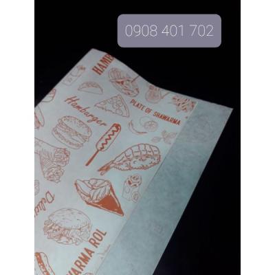 GIẤY GÓI CHỐNG THẤM DẦU IN SẴN